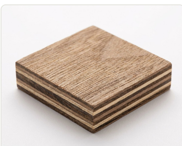 Plywood cabinet core sample